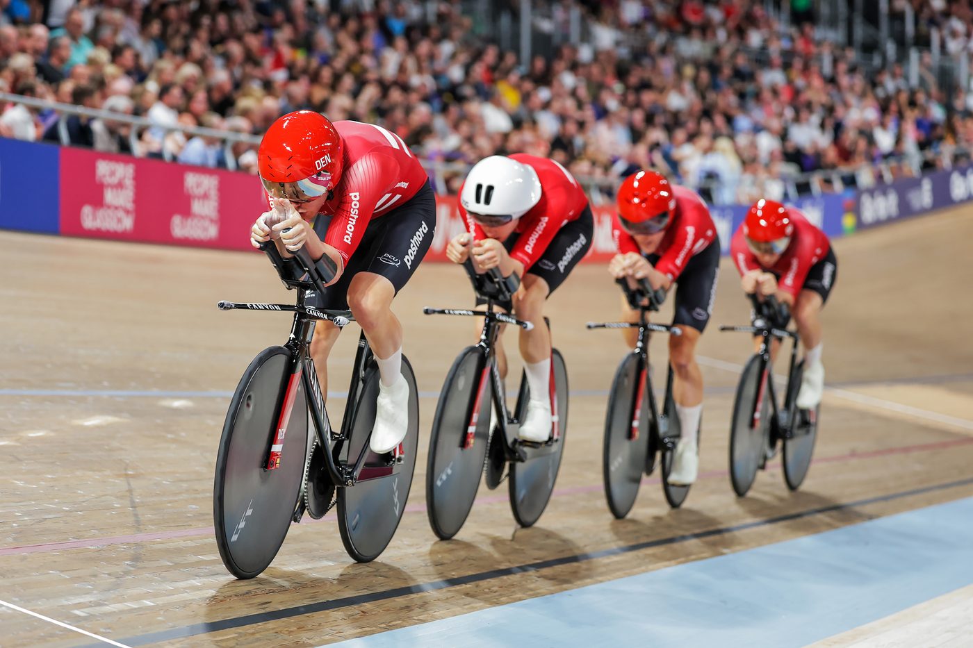 Banecykelryttere ved VM i banecykling i Ballerup 2024